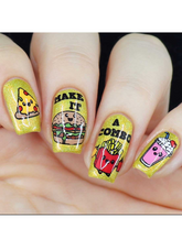 Fast Food - Tasty Series - Uber Chic Stamping Plate